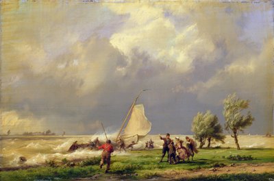 The Shipwreck by Johannes Hermann Barend Koekkoek